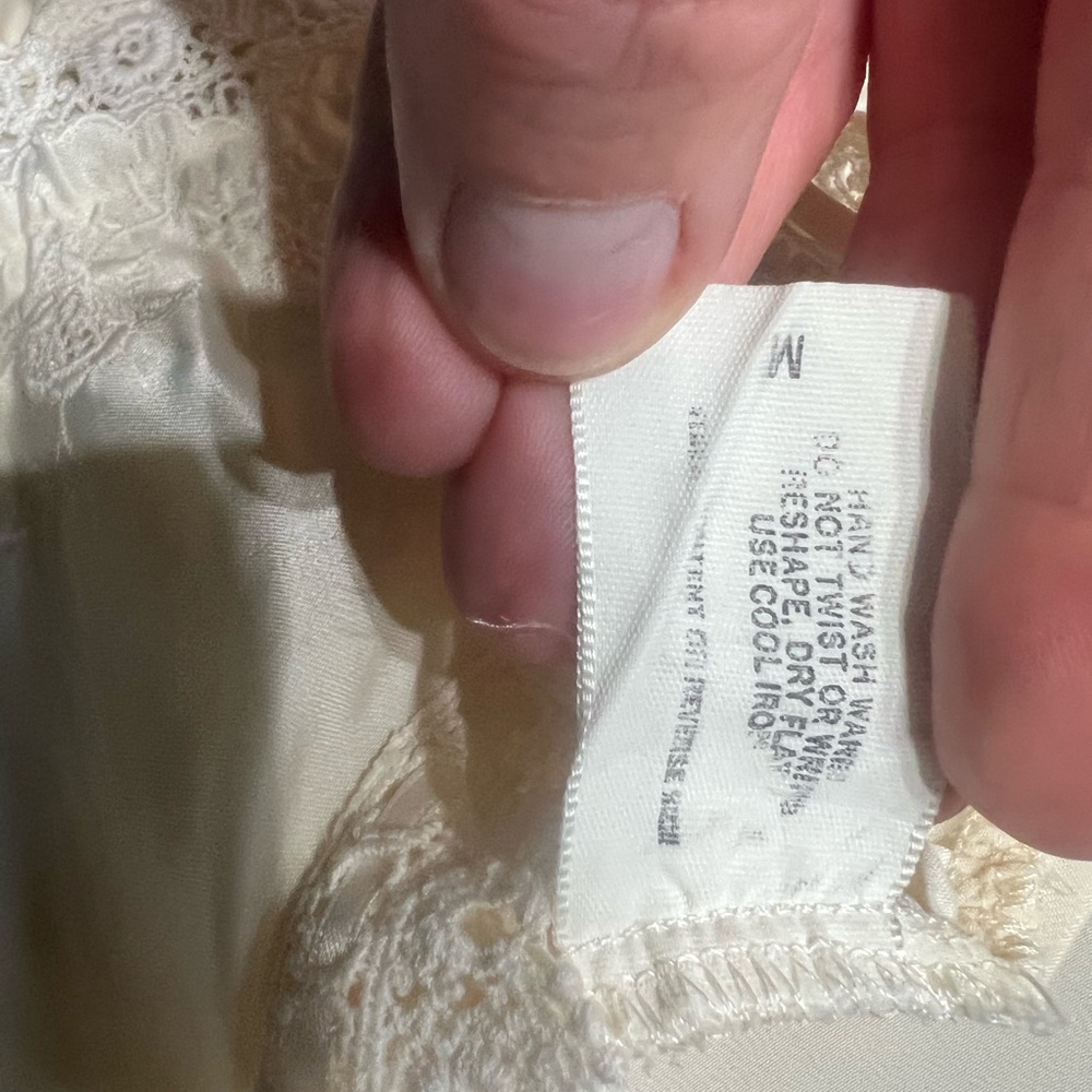Dior Cream Lace Trim Gown - Picture 7 of 8
